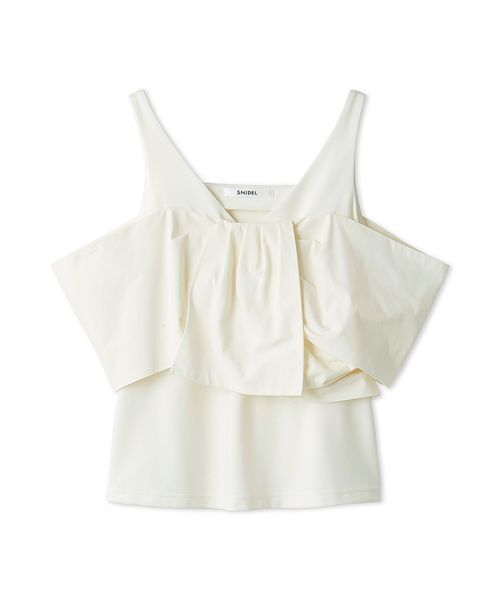 リボンデザインカットプルオーバー リボンディテールカットプルオーバー（Tシャツ/カットソー