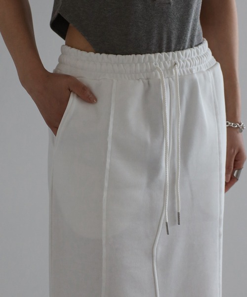 セール】front slit sweat skirt / フロントスリットスウェット