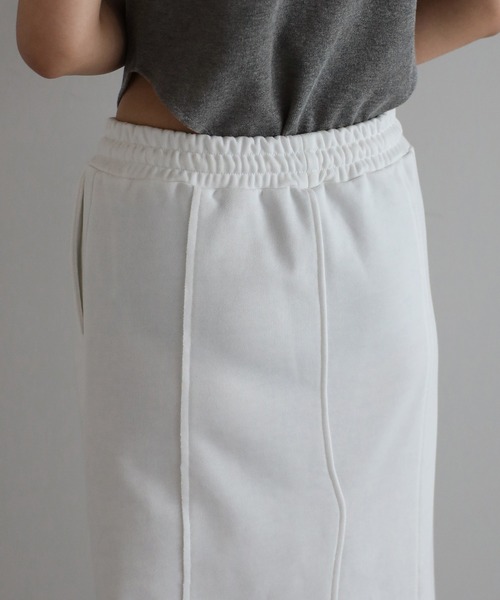 セール】front slit sweat skirt / フロントスリットスウェット