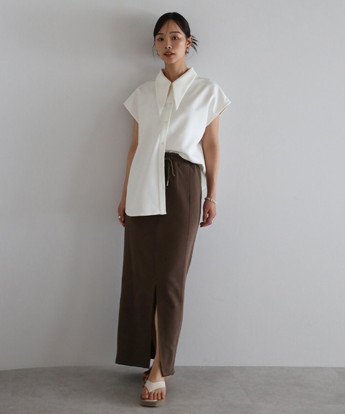 スカート Sandbeige Skirts White Womens Tennis Skirt in White Beige | Stelle ® Official Site