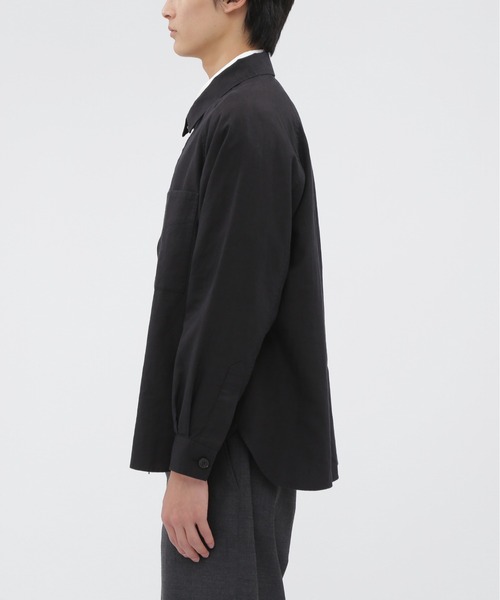 MARGARET HOWELL(マーガレットハウエル)の「LINEN COTTON TWILL BLOUSON(ブルゾン・メンズ・ブラック・LARGE)」の3枚目の写真
