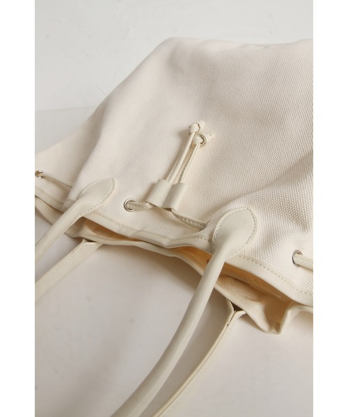 &. NOSTALGIA(アンドドットノスタルジア)の「キャンバストートバッグ(ハンドバッグ・レディース・アイボリー・FREE)」の13枚目の写真