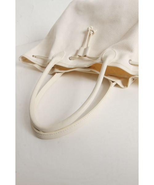 &. NOSTALGIA(アンドドットノスタルジア)の「キャンバストートバッグ(ハンドバッグ・レディース・アイボリー・FREE)」の14枚目の写真