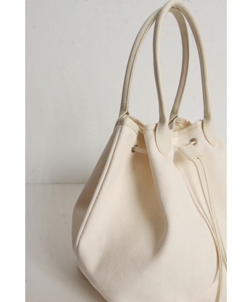 &. NOSTALGIA(アンドドットノスタルジア)の「キャンバストートバッグ(ハンドバッグ・レディース・アイボリー・FREE)」の16枚目の写真