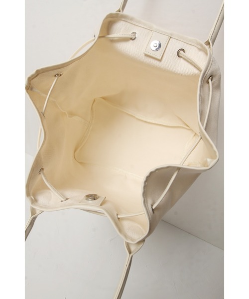 &. NOSTALGIA(アンドドットノスタルジア)の「キャンバストートバッグ(ハンドバッグ・レディース・アイボリー・FREE)」の17枚目の写真