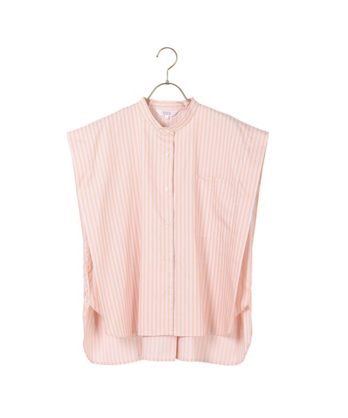 AOYAMA(アオヤマ)の「<超!接触冷感>スクエアオーバーシャツブラウス【フレンチスリーブ】(シャツ/ブラウス・レディース・グリーン/オレンジ・M/L)」の13枚目の写真
