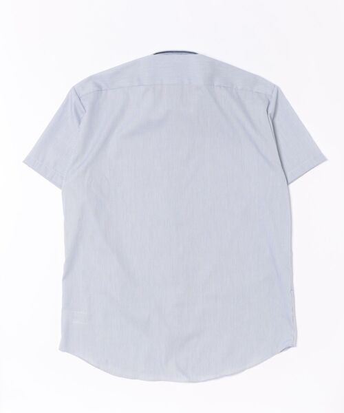 TOKYO SHIRTS(トウキョウシャツ)の「【超形態安定】 形態安定ノンアイロン ボタンダウン 半袖ビジネスワイシャツ(大きいサイズ)(ビジネスシャツ・メンズ・ネイビー・首回り47cm/首回り45cm)」の7枚目の写真