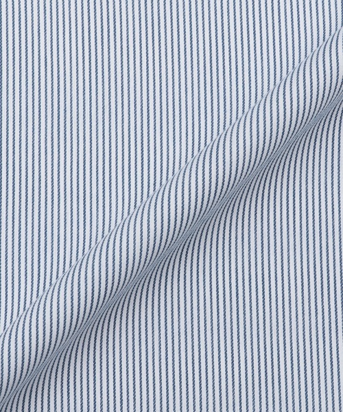 TOKYO SHIRTS(トウキョウシャツ)の「【超形態安定】 形態安定ノンアイロン ボタンダウン 半袖ビジネスワイシャツ(大きいサイズ)(ビジネスシャツ・メンズ・ネイビー・首回り47cm/首回り45cm)」の5枚目の写真