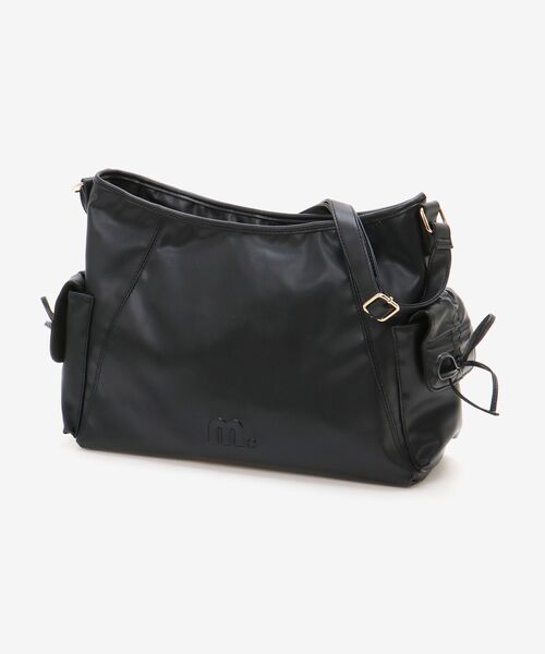 MAJESTIC LEGON(マジェスティックレゴン)の「サイドリボンショルダーバッグ(ショルダーバッグ・レディース・アイボリー/ブラック/ブラウン・FREE)」の21枚目の写真