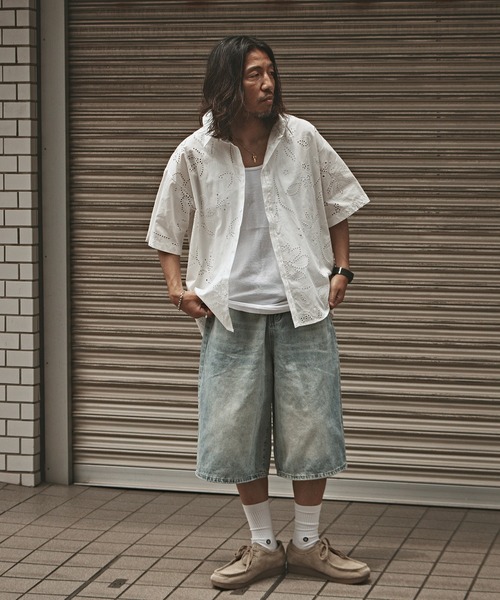 パンツ Denim half pants denim half pants/デニムハーフパンツ（その他パンツ）｜Regen