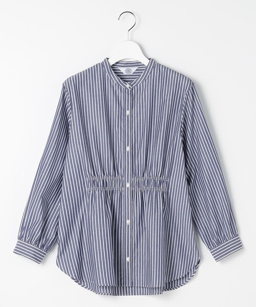 セール】【WEB限定】ストライプ シャーリング ブラウス（シャツ