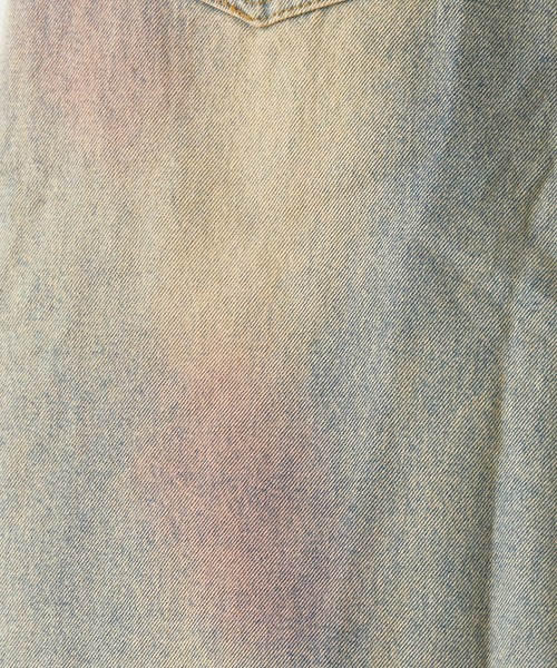 Theater code（シアターコード）の「Half denim pants with paint-repellent design/ペンキ撥ねデザインハーフデニムパンツ（デニムパンツ・メンズ・ブルー・M/L）」の9枚目の写真