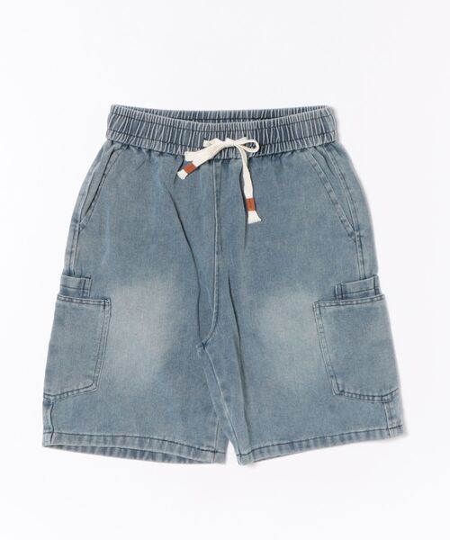 HOOK(フック)の「カーゴポケット付きデニムショーツ (SS)(デニムパンツ・メンズ・ブラック/ライトブルー/ブルー・LARGE/MEDIUM/X-LARGE)」の4枚目の写真