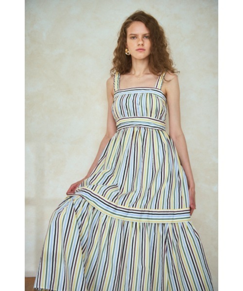 Hazel Dress タックティアードドレス（ワンピース）｜Estella.K