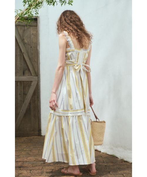 Hazel Dress タックティアードドレス（ワンピース）｜Estella.K