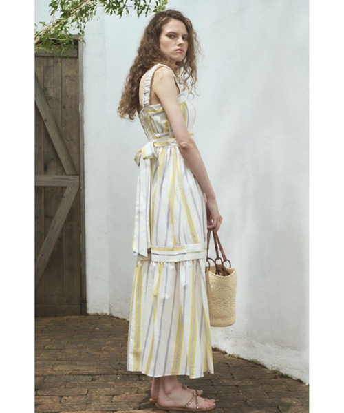 セール】Hazel Dress タックティアードドレス（ワンピース