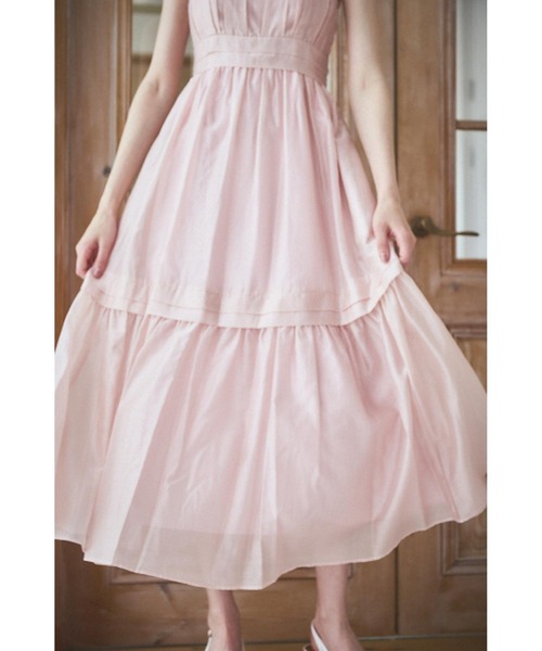 今季新作　エステラケー　ワンピース Hazel Dress タックティアードドレス（ワンピース）｜Estella.K