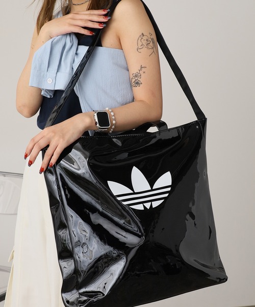 トートバッグ ADIDAS SHOPPER adidas/アディダス HERI ADICOLOR SHOPPER ショッパーバッグ