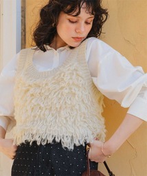 titivate | ループデザインニットベスト(ベスト)