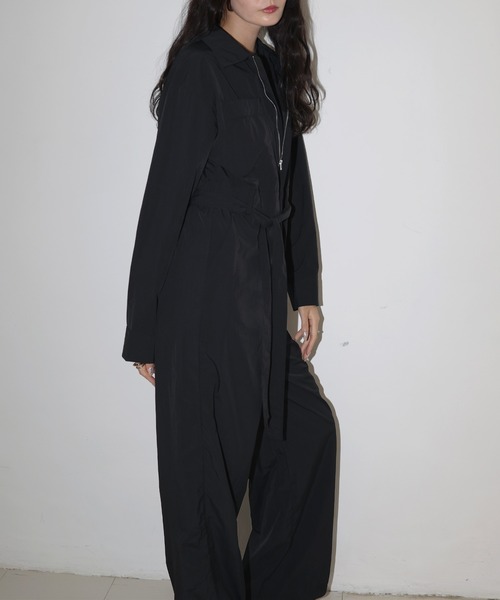 セール】ナイロンジャンプスーツ（つなぎ/オールインワン）｜Mili