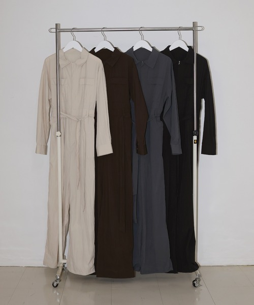 セール】ナイロンジャンプスーツ（つなぎ/オールインワン）｜Mili