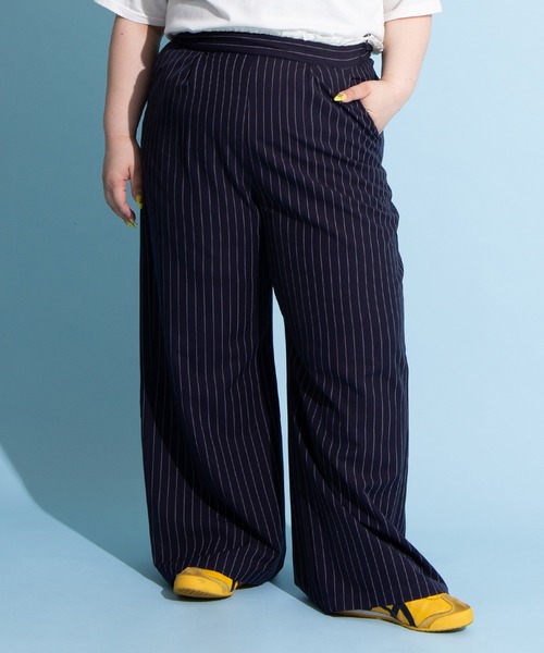 PUNYUS（プニュズ）の「ダブルウエストストライプパンツ（その他パンツ・レディース・グレー/ネイビー/ホワイト・1/2/3/4）」の21枚目の写真