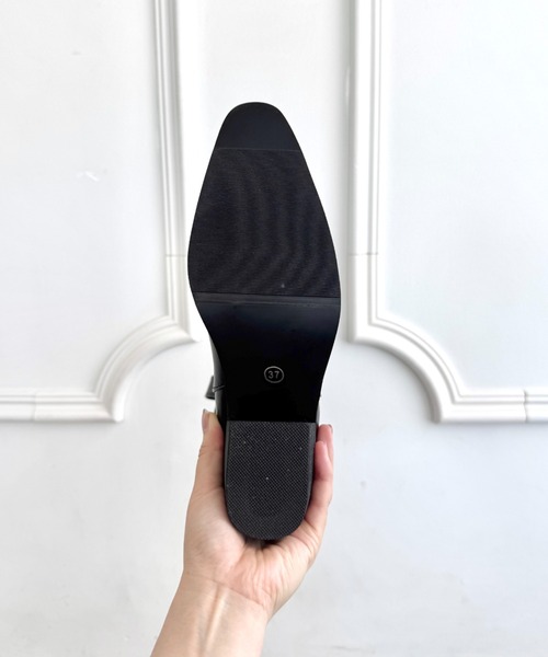 Loueme（ルエム）の「スラウチーウエスタンブーツ（ブーツ・レディース・ブラック/ベージュ/ブラウン・24.5cm/23.5cm）」の10枚目の写真