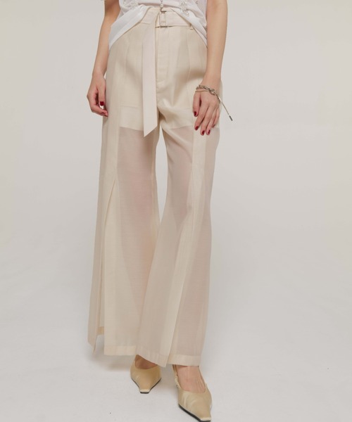 CROSS SLIT SHEER PANTS/クロススリットシアーパンツ（その他