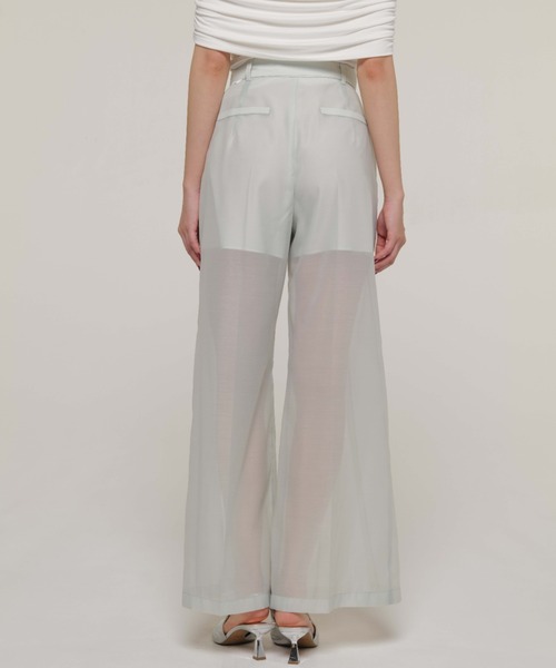 SLASH OVERSHORT PANTS　ジョゼムーン JOSEMOON SATIN STRIPE SHORT PANTS/ジョゼムーンサテン