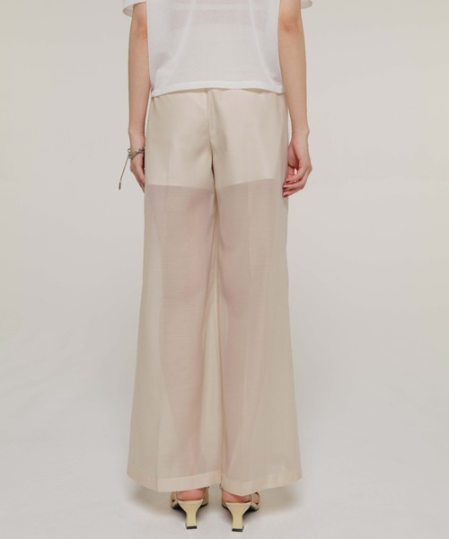 JOSE MOON（ジョゼムーン）の「CROSS SLIT SHEER PANTS/クロススリット
