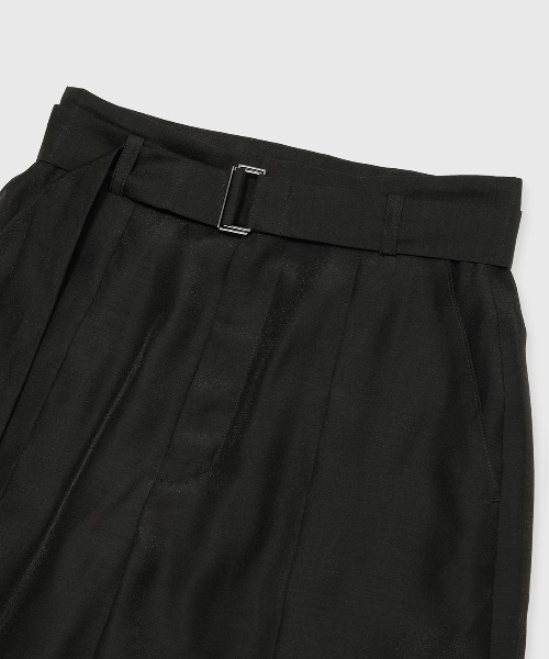 JOSE MOON(ジョゼムーン)の「CROSS SLIT SHEER PANTS/クロススリットシアーパンツ(その他パンツ・レディース・ミント/アイボリー/ブラック・36/38)」の21枚目の写真