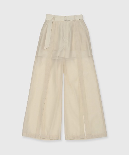 スカート JOSEMOON SHEER COMBI SLIT SKIRT 36 WHITE JOSEMOON SHEER COMBI SLIT SKIRT 36 WHITE SHEER COMBI SLIT