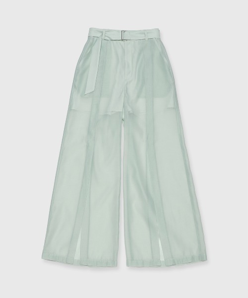 CROSS SLIT SHEER PANTS/クロススリットシアーパンツ（その他パンツ  