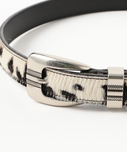 wrangler ベルト　牛柄　ハラコ ウエスタン　beams boy 25mm ハラコ ベルト（ベルト）｜BEAMS BOY（ビームスボーイ）の