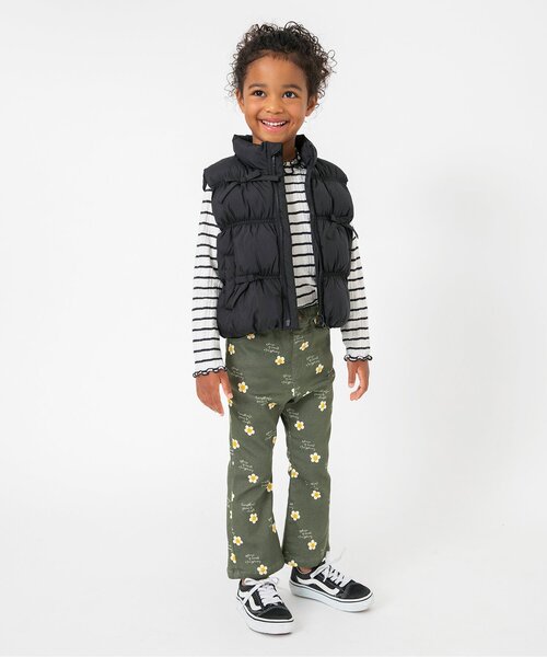 BREEZE（ブリーズ）の「【ジュニア対応】ジャガードテレコボーダーTシャツ（Tシャツ/カットソー・キッズ・ピンク/オフホワイト・80/90/100/110/120/130/140）」の8枚目の写真