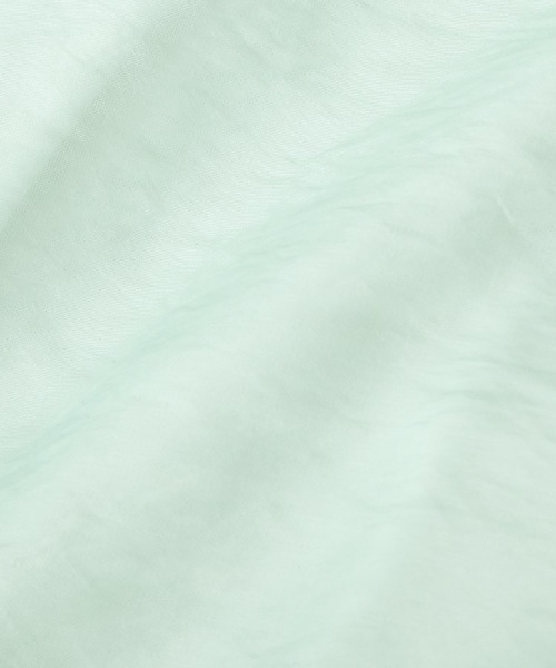 SHOO・LA・RUE（シューラルー）の「【洗える/S-LL】上品なシアー感 レイヤード風トップス（シャツ/ブラウス・レディース・ブラック/ナチュラル/グリーン系・04/03/02/01）」の11枚目の写真