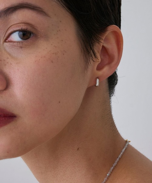 JUPITER(ジュピター)の「【K10】パフィーフープイヤリング/金属アレルギー対応 ニッケルフリー<動画あり>(イヤリング・レディース・ゴールド/シルバー・FREE)」の16枚目の写真