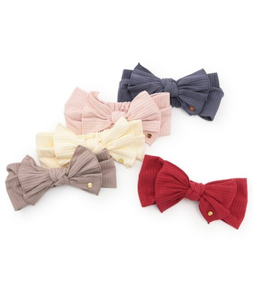 petit main(プティマイン)の「リボンヘアバンド(その他ベビー用品・キッズ・ベージュ/アイボリー/ライトピンク/ブルーグレー/レッド・F)」の19枚目の写真