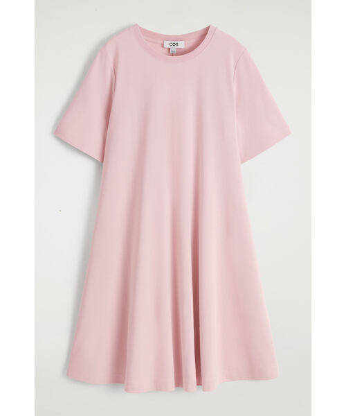COS（コス）の「AラインTシャツミニドレス（ワンピース・レディース・ライトピンク・XS/L/S/M）」の5枚目の写真