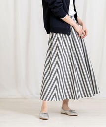 Gready Brilliant AuieF スカート グレー ストライプ ブランド古着】Gready Brilliant｜グレディブリリアンのスカート