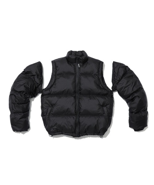SILAS（サイラス）の「PADDED JACKET＜2WAY＞（ダウンジャケット/コート・メンズ・ブラック/オリーブ・L/M）」の9枚目の写真