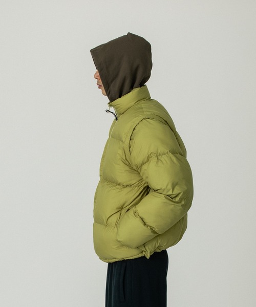 SILAS（サイラス）の「PADDED JACKET＜2WAY＞（ダウンジャケット/コート・メンズ・ブラック/オリーブ・L/M）」の3枚目の写真