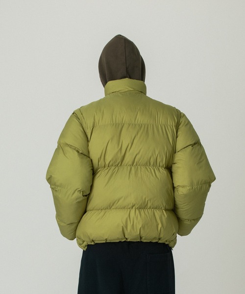 SILAS（サイラス）の「PADDED JACKET＜2WAY＞（ダウンジャケット/コート・メンズ・ブラック/オリーブ・L/M）」の4枚目の写真