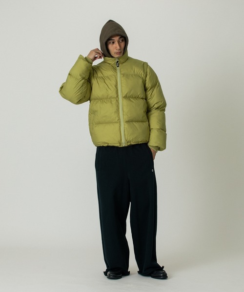 SILAS（サイラス）の「PADDED JACKET＜2WAY＞（ダウンジャケット/コート・メンズ・ブラック/オリーブ・L/M）」の16枚目の写真