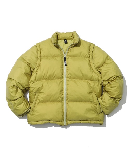 ヴーム vm パラスパレス　ダウンジャケット　ベージュ　抹茶カラー　0サイズ PADDED JACKET＜2WAY＞（ダウンジャケット/コート）｜SILAS（サイラス