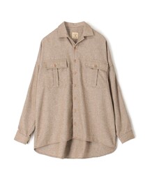 【別注】GUY ROVER ポリエステルウール オーバーシャツ