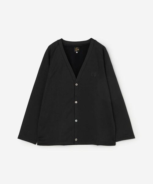 Needles ニードルス V Neck Cardigan カーディガン M 黒 NEEDLES | ジャージー Vネックカーディガン MEN(カーディガン
