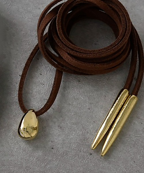 LA MUe（ラミュー）の「【LA MUE】メタルドロップ コードチョーカー（チョーカー・レディース・ゴールド・FREE）」の5枚目の写真