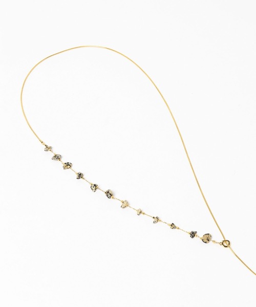 Andemiu（アンデミュウ）の「ドットストーロングネックレス591742（ネックレス・レディース・ゴールド・FREE）」の3枚目の写真
