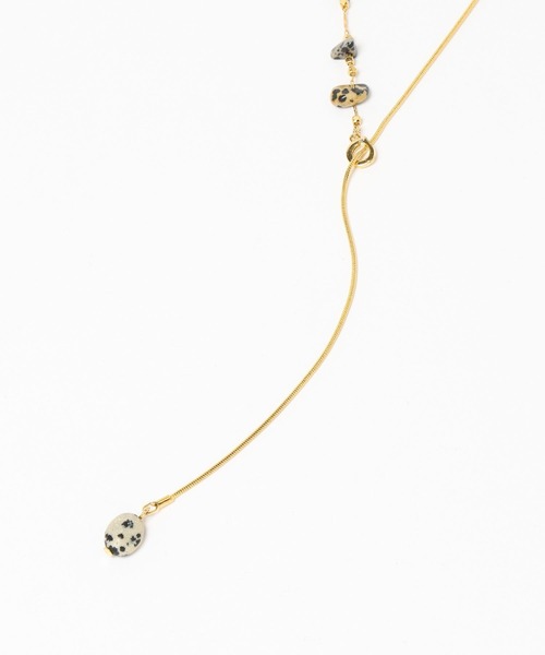 Andemiu（アンデミュウ）の「ドットストーロングネックレス591742（ネックレス・レディース・ゴールド・FREE）」の4枚目の写真